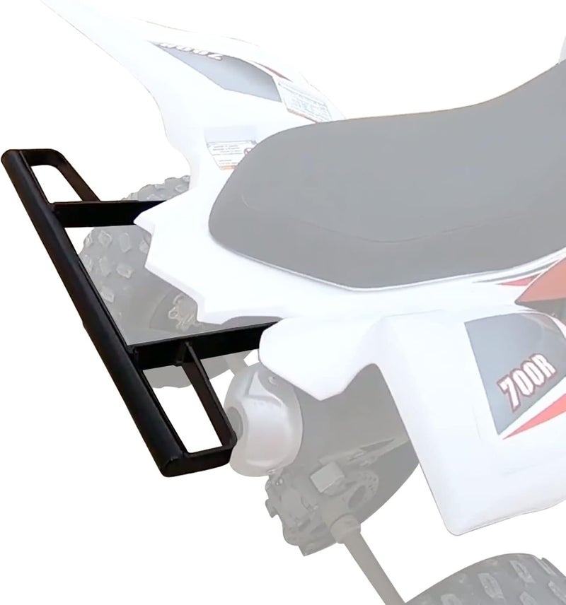HJSIUTV Aluminum Rear Wide Grab Bar Bumper Compatible with 2006-2020 Yamaha Raptor 700R/700 - Image 1